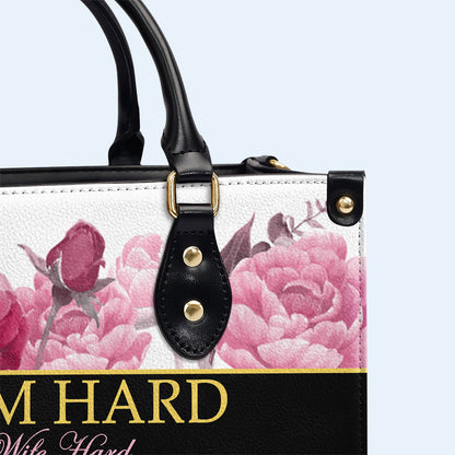 Queen Roses - New - Personalized Custom Leather Handbag - queen04