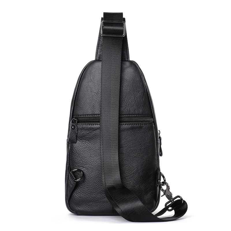 Men's Leather Sling Crossbody Bag