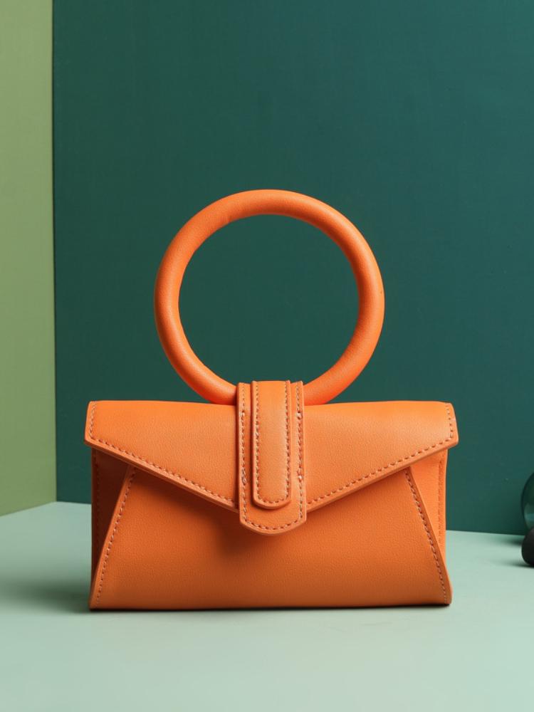 Spring Leather Multi-way Envelop Bag