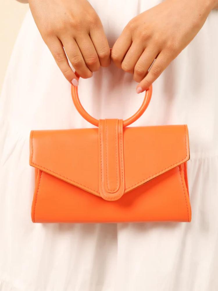 Spring Leather Multi-way Envelop Bag