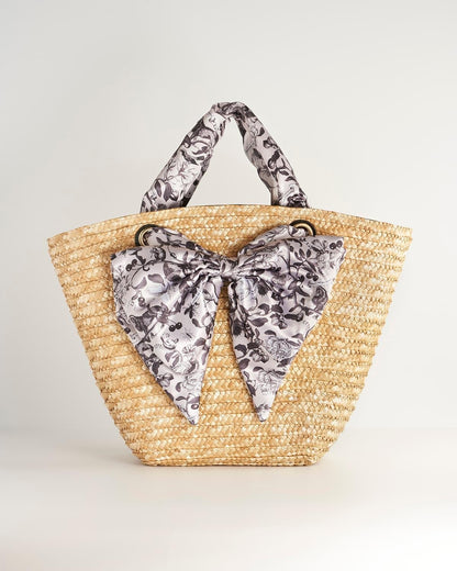 Tree Of Life Basket Bag - Raffia