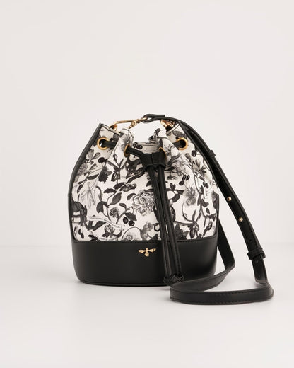 Tree Of Life Bucket Bag - Black