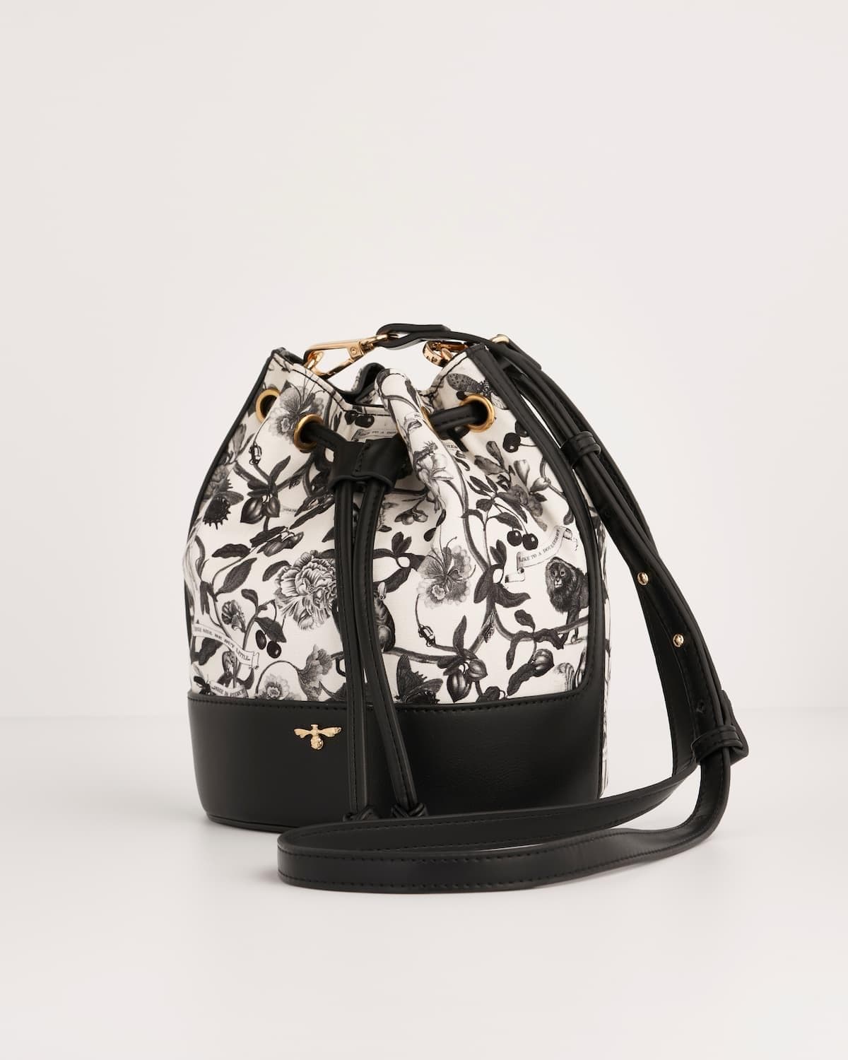 Tree Of Life Bucket Bag - Black