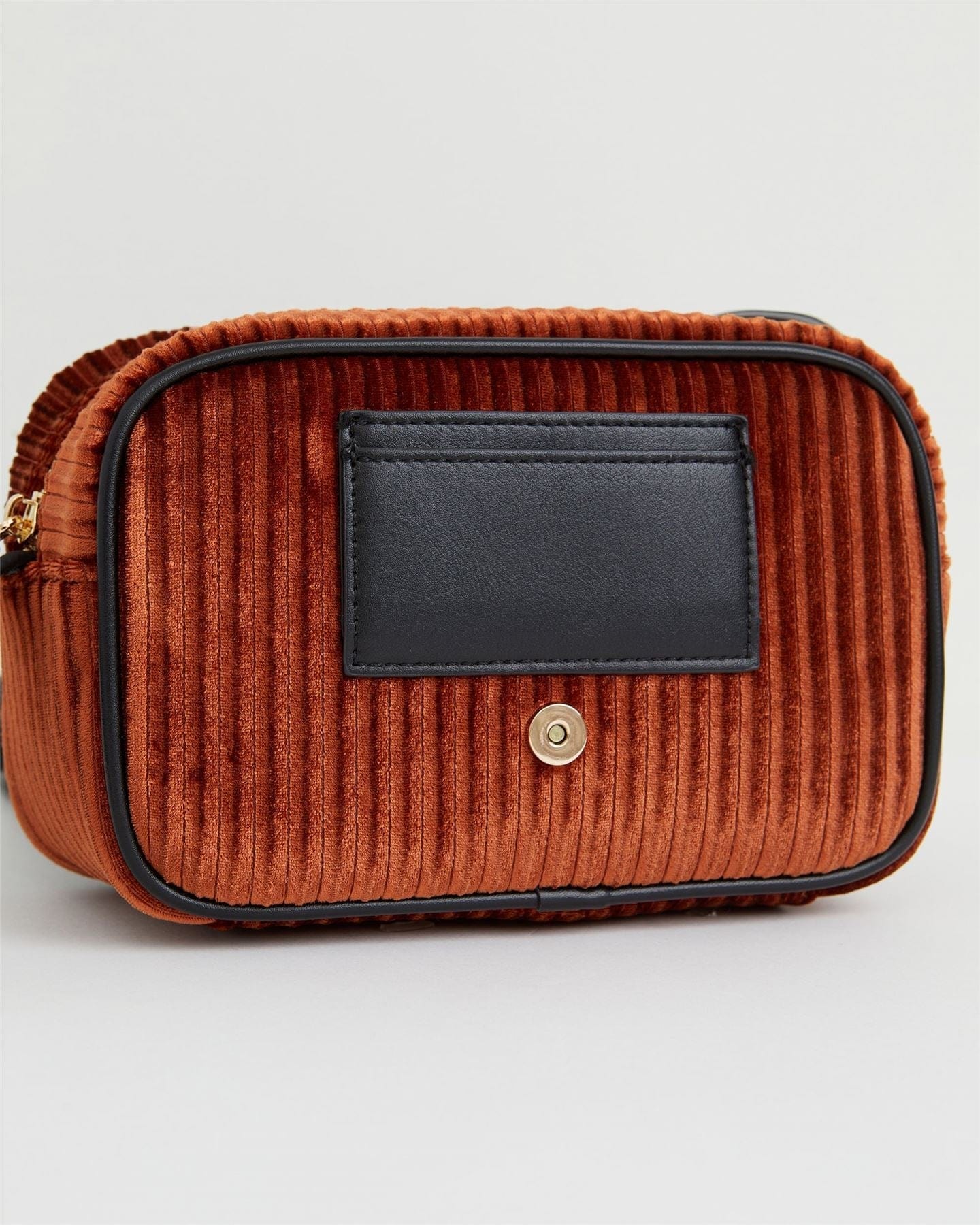 Vivianne Velvet Camera Bag - Amber Rust