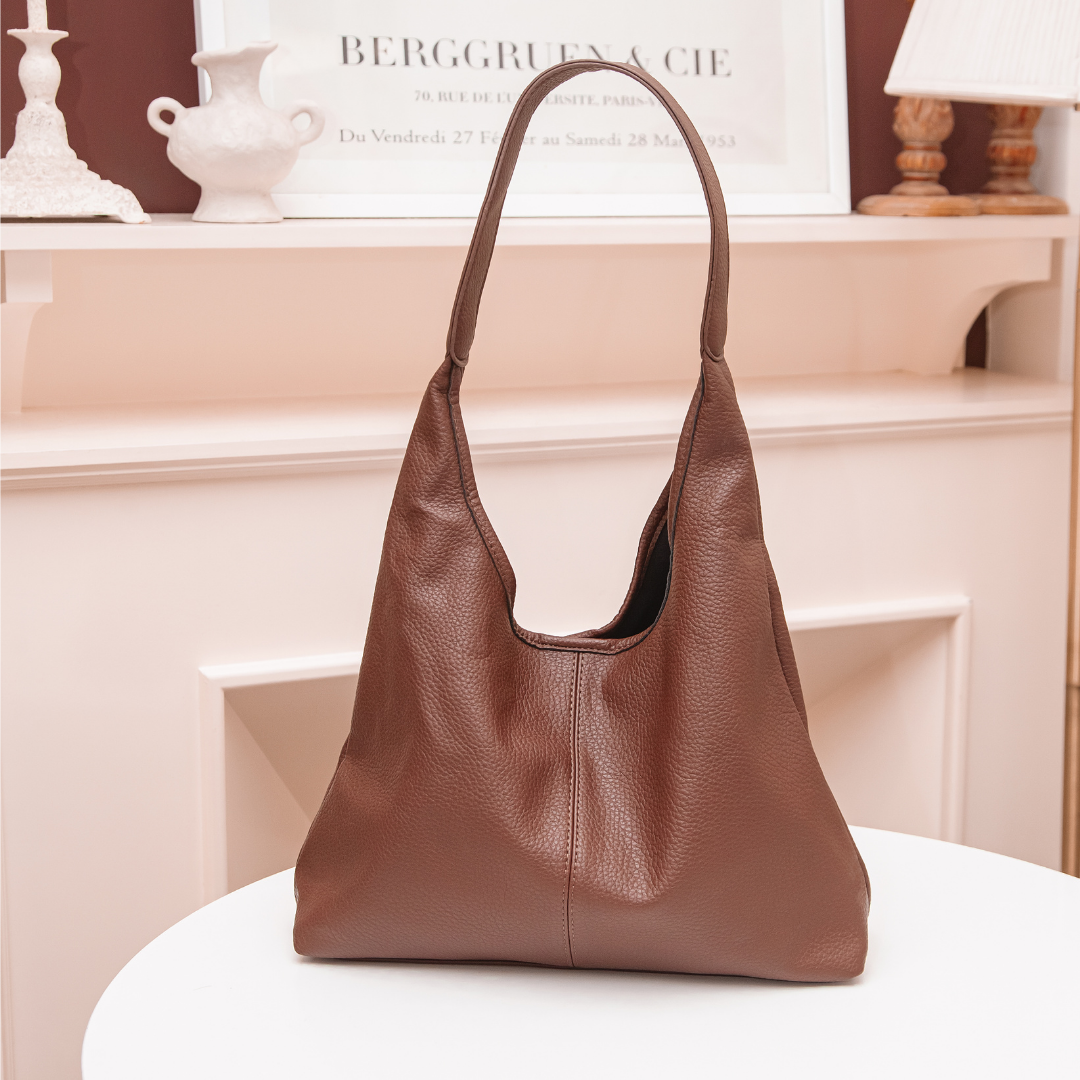 Olives Vegan Leather Hobo Bag