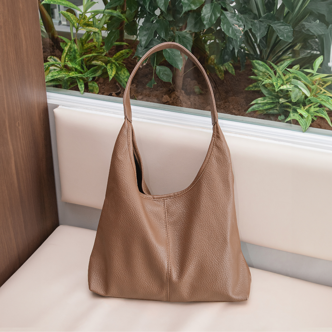 Olives Vegan Leather Hobo Bag