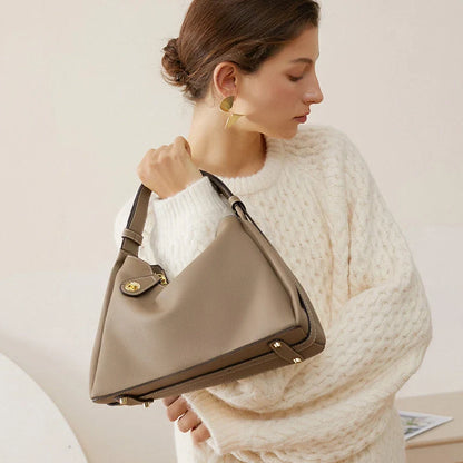 Versatile Pebbled Leather Crossbody