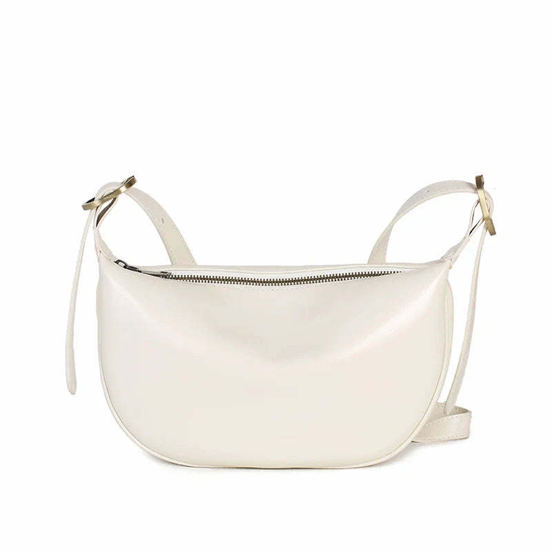 Sleek Leather Crossbody Bag