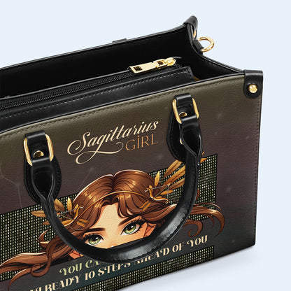 Sagittarius Girl 02 - Personalized Custom Leather Handbag - z_sag02